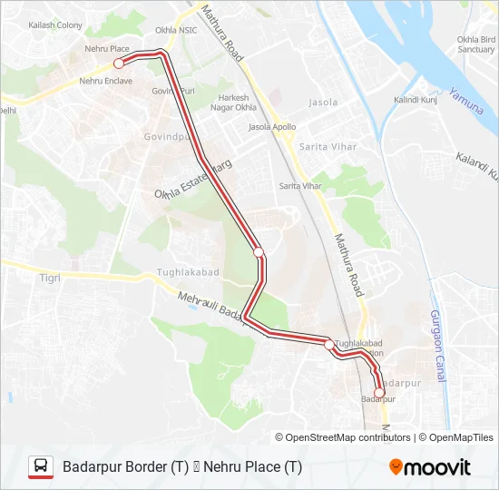DS-9 Bus Line Map