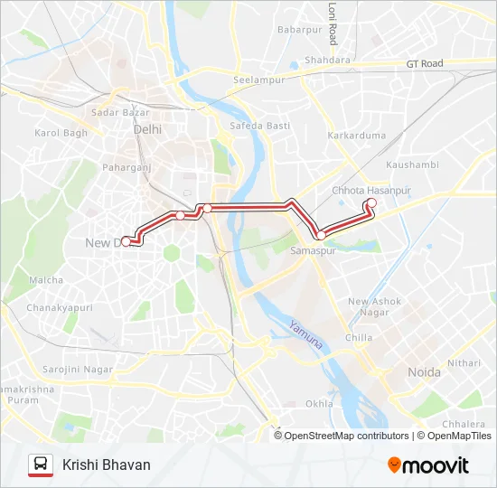 DS-19 Bus Line Map