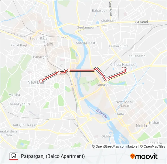 DS-19 Bus Line Map