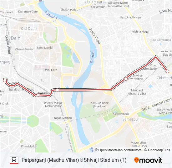DS-39 Bus Line Map