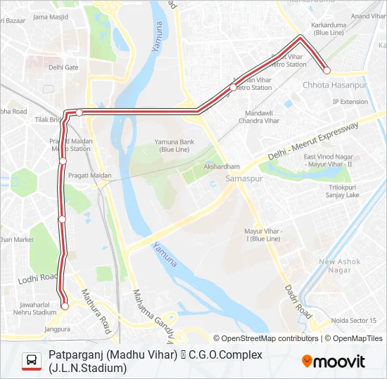 DS-38 Bus Line Map