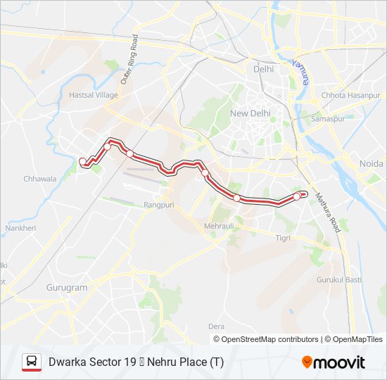 DS-22 Bus Line Map