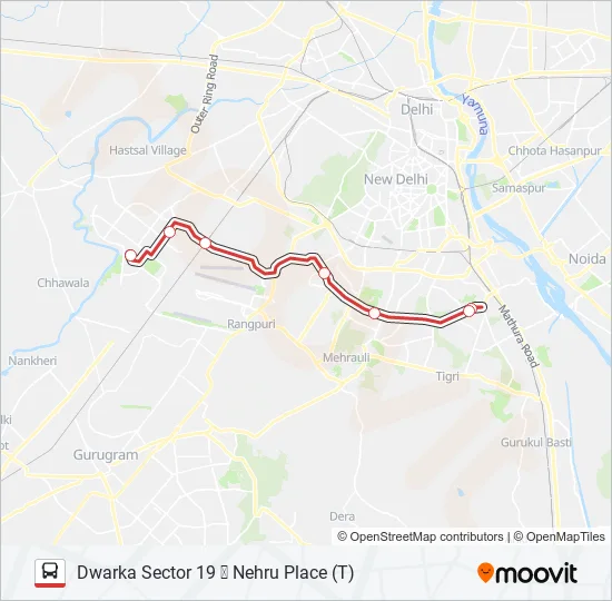 DS-22 Bus Line Map