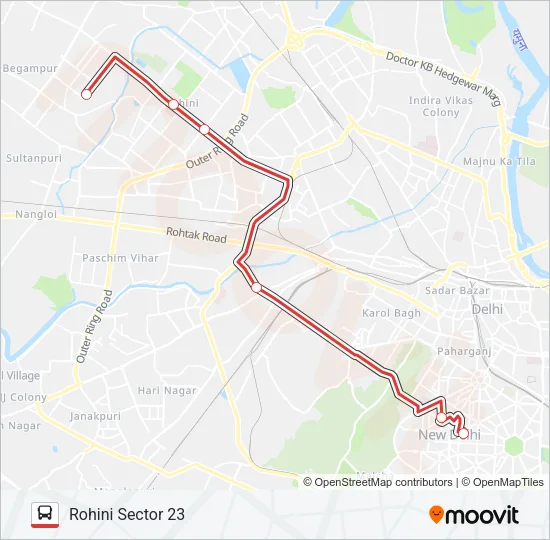 DS-7 Bus Line Map