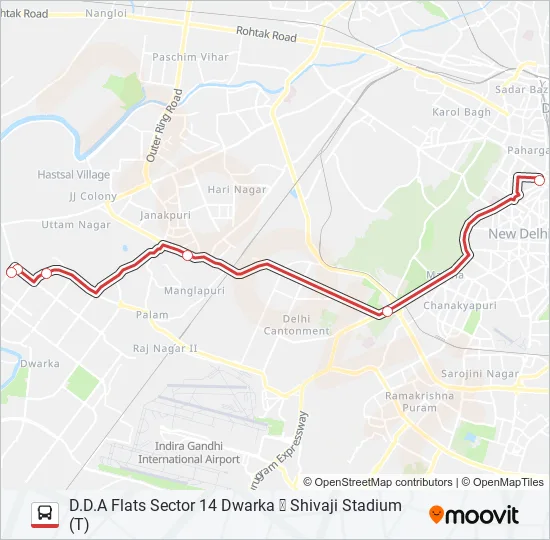 DS-4 Bus Line Map