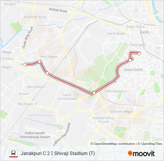 DS-16 Bus Line Map