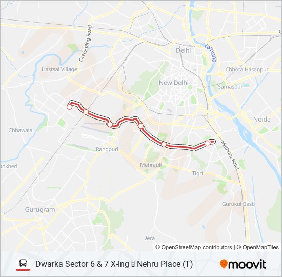 DS-1 Bus Line Map