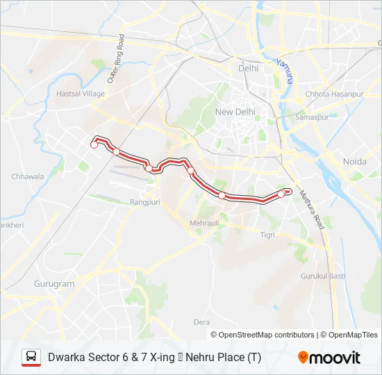DS-1 Bus Line Map