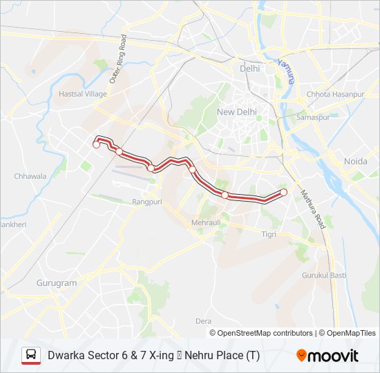 DS-1 Bus Line Map