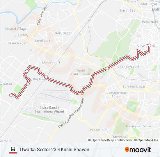 DS-21 bus Line Map