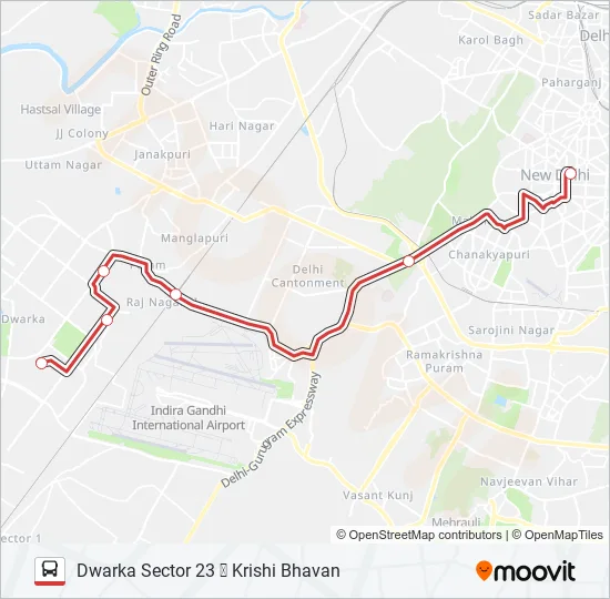 DS-21 Bus Line Map