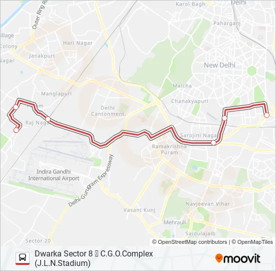 DS-23 Bus Line Map