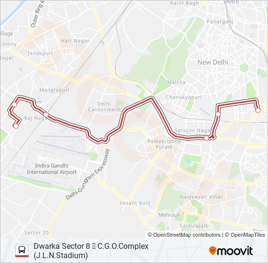 DS-23 Bus Line Map