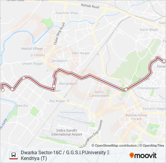 DS-25 Bus Line Map