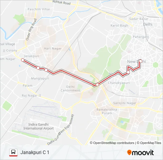 DS-15 Bus Line Map