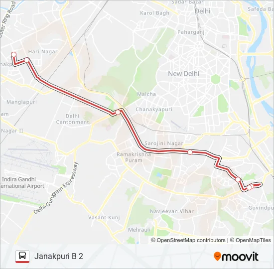 DS-13 Bus Line Map