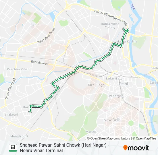 108 Bus Line Map