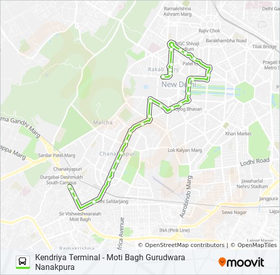 Moti Bagh Delhi Map 630 Route: Schedules, Stops & Maps - Moti Bagh Gurudwara Nanakpura (Updated)