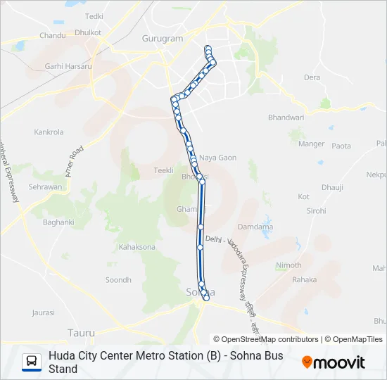 118 Bus Line Map