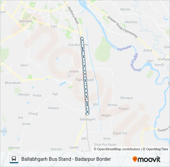 903 Bus Line Map