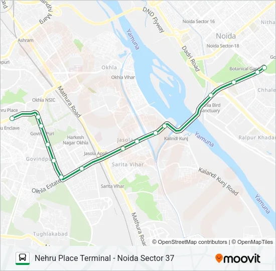 8A Bus Line Map