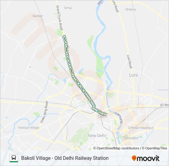 194 bus Line Map