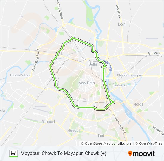 Mayapuri Metro Station Map Tms Route: Schedules, Stops & Maps - Mayapuri Chowk To Mayapuri Chowk (+)  (Updated)