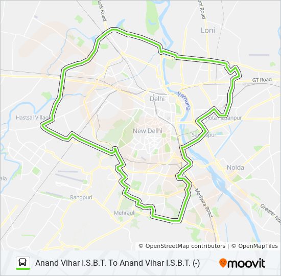 Anand vihar railway station map