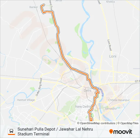 173 Bus Line Map