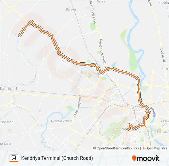 188 Bus Line Map