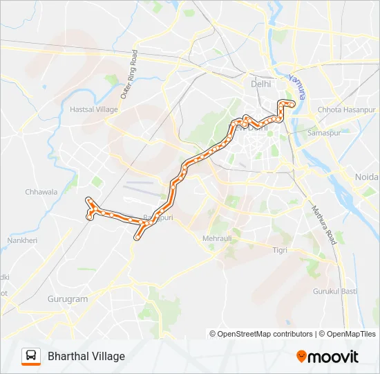 773 Bus Line Map