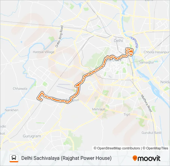 773 Bus Line Map