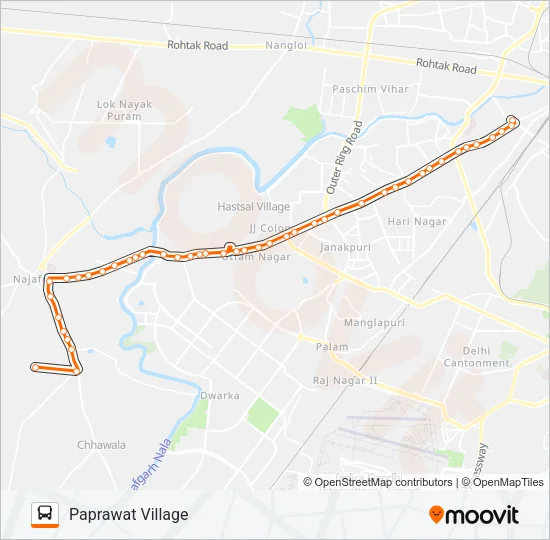 806 Bus Line Map