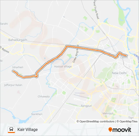 942 Bus Line Map