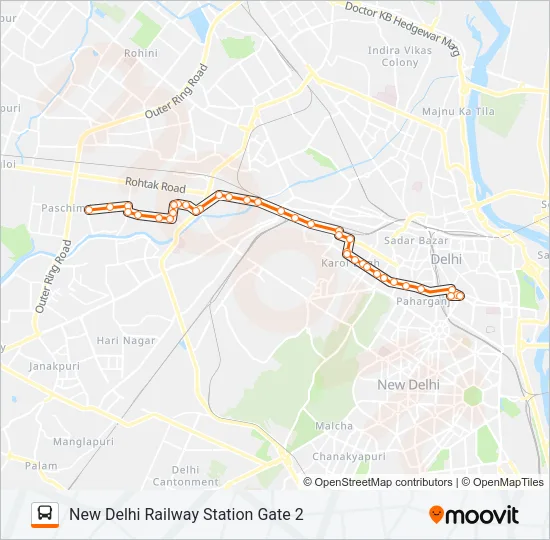 956 Bus Line Map