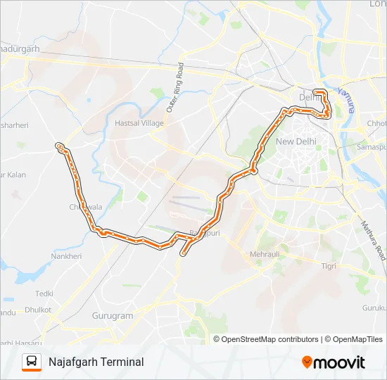 790A2 Bus Line Map