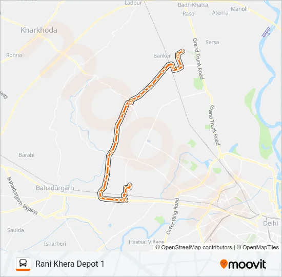 173STL Bus Line Map