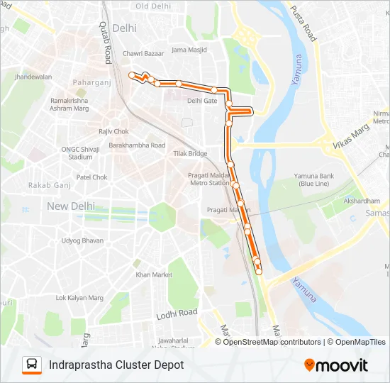 956STL Bus Line Map