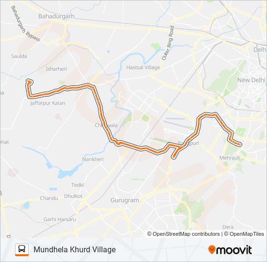 836578LTD bus Line Map