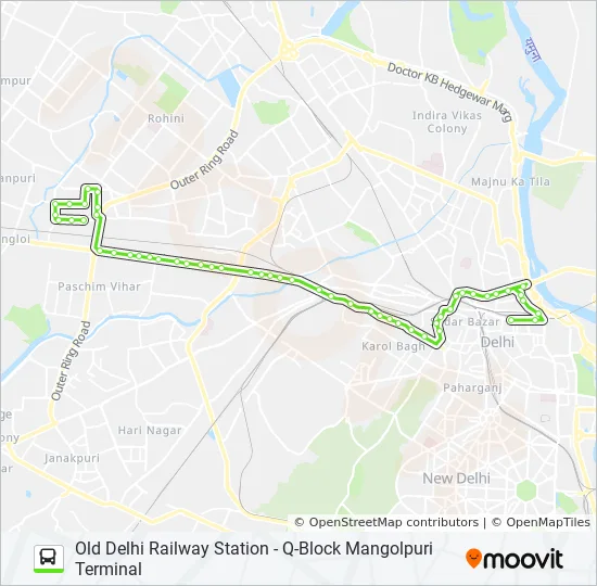 Bus 231 Route Map 231 Route: Schedules, Stops & Maps - Old Delhi Railway Station (Updated)