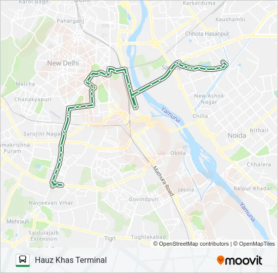 344 Bus Line Map