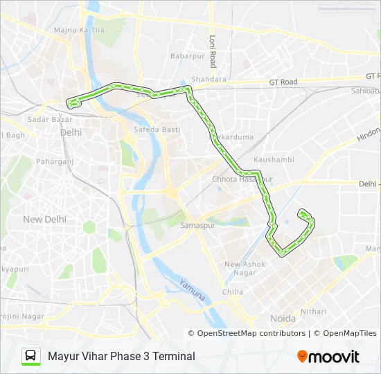 211b Bus Route Map Kolkata 211B Route: Schedules, Stops & Maps - Mayur Vihar Phase 3 Terminal (Updated)