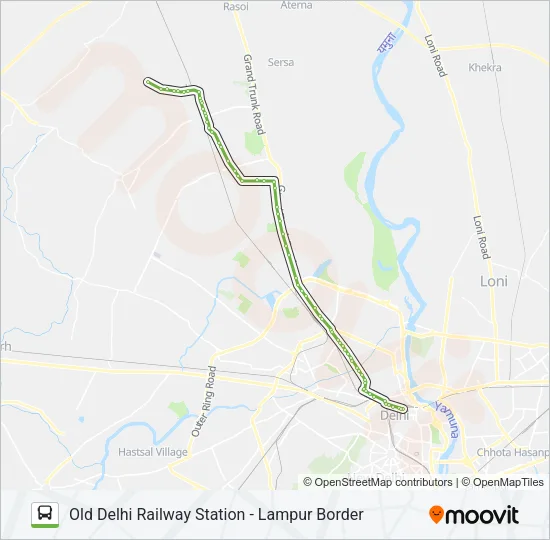 175 Bus Line Map