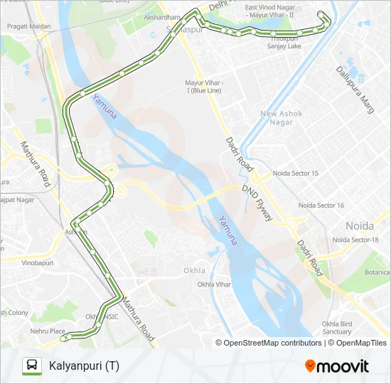 306 Bus Line Map