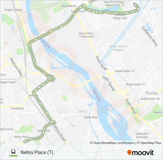 306 Bus Line Map