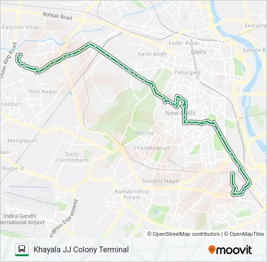 410 Bus Line Map