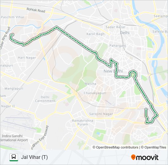 410 bus Line Map