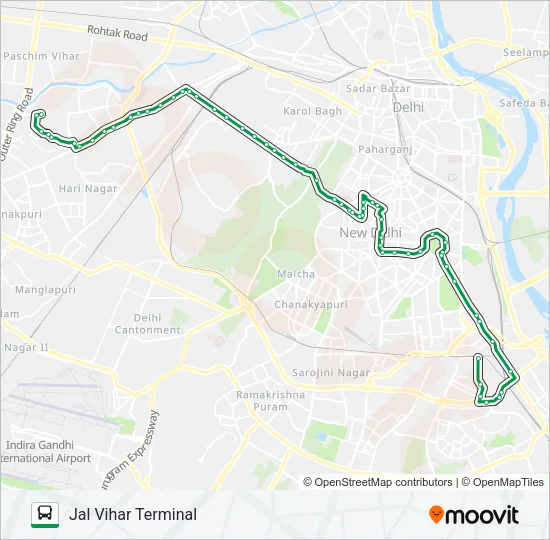 410 Bus Line Map