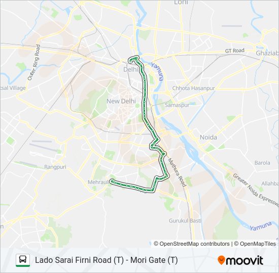 Ambedkar Nagar Delhi Map 411 Route: Schedules, Stops & Maps - Ambedkar Nagar Terminal (Updated)