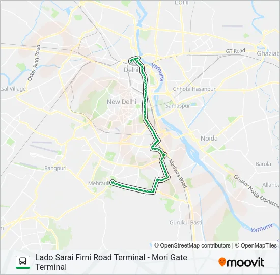 411 Bus Line Map